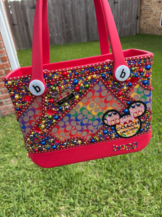 Custom Bling Bogg Tote or Croc Tote
