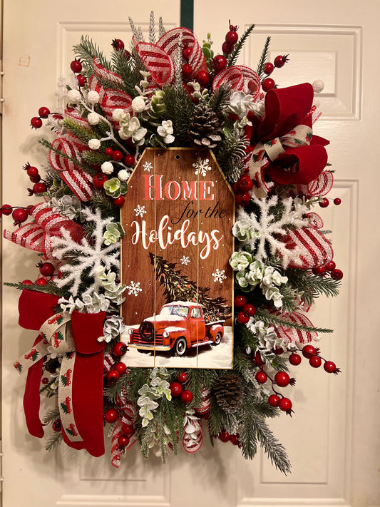 Home for the Holidays Wreath
