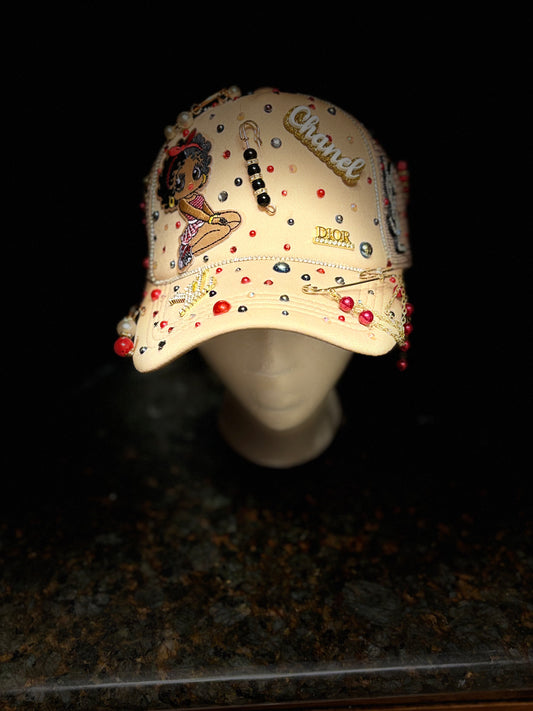 Betty boop custom trucker hat